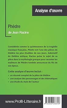 Lecture de Phèdre Interrogation de lecture : 
